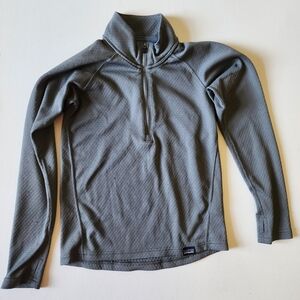Kids 5T Gray Quarter-Zip Sweater Patagonia